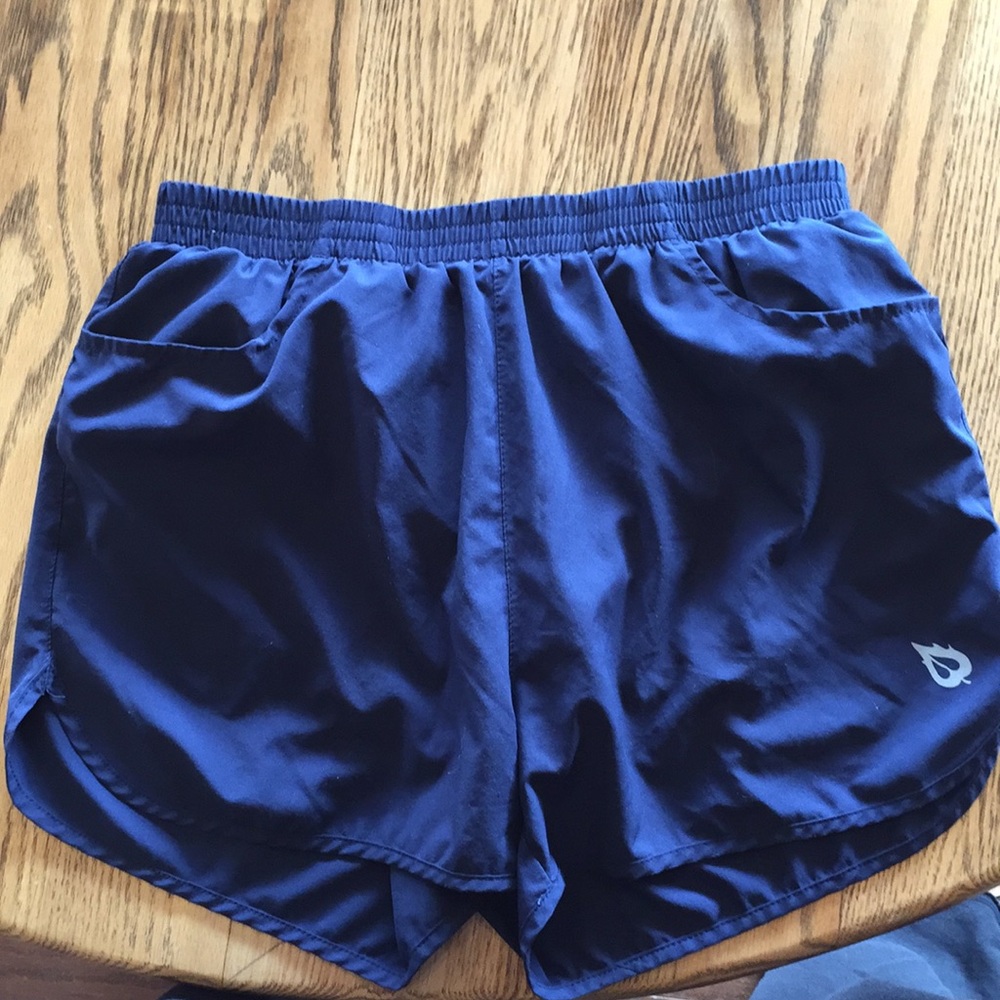 Baleaf navy lined shorts with pockets size med